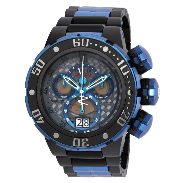Invicta Men's 22271 Jason Taylor Black and Blue Polyurethane and Stainless Steel Watch