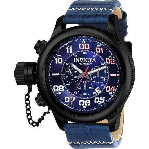 Invicta Men's 22290 Russian Diver Blue Leather Watch