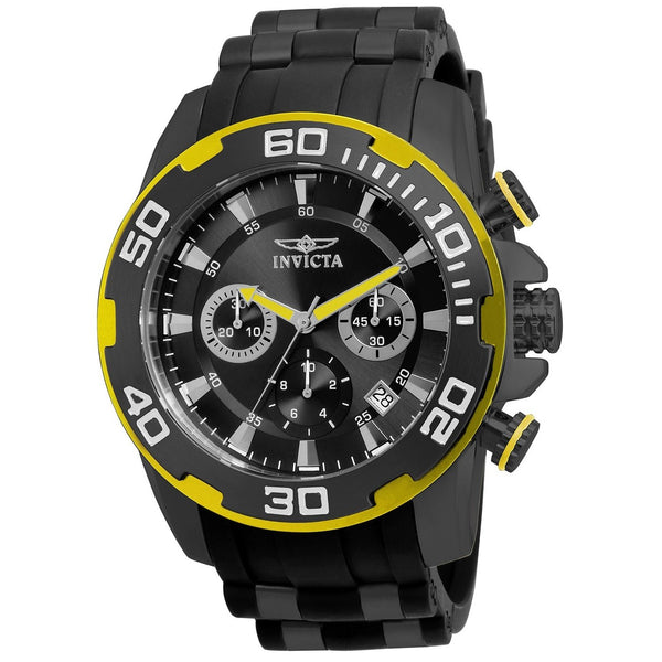 Invicta Men's 22309 Pro Diver Scuba Black Polyurethane and Stainless Steel Watch