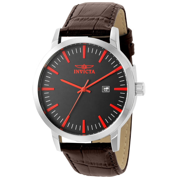 Invicta Men's 22315 Specialty Black Leather Watch