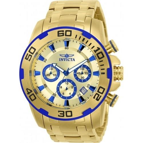 Invicta Men's 22320 Pro Diver Scuba Gold-Tone Stainless Steel Watch