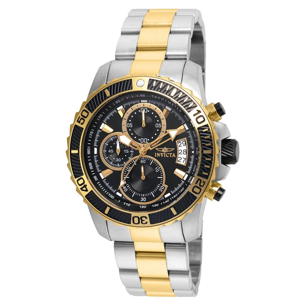 Invicta Men's 22418 Pro Diver Scuba Gold-Tone and Silver Stainless Steel Watch