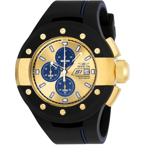 Invicta Men's 22438 S1 Rally Black Polyurethane Watch