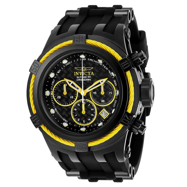 Invicta Men's 22451 Bolt Black Silicone Watch