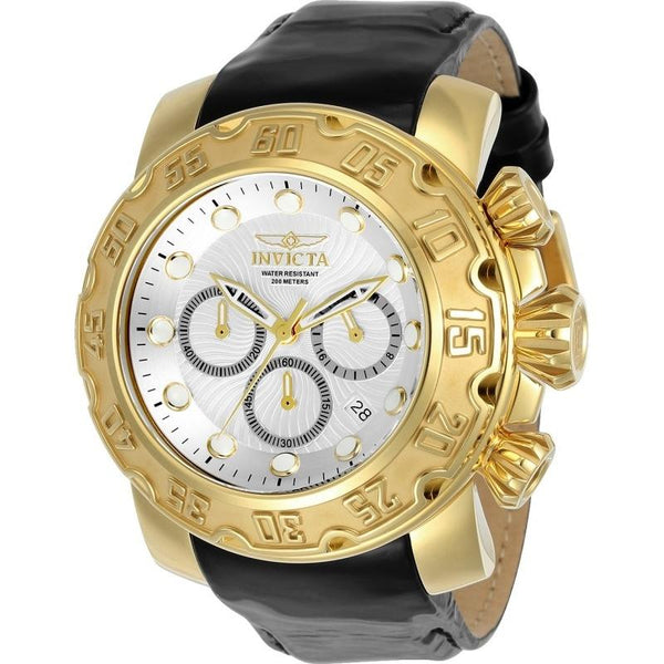Invicta Men's 22491 Lupah Black Leather Watch