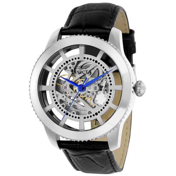 Invicta Men's 22570 Objet D Art Automatic Black Leather Watch