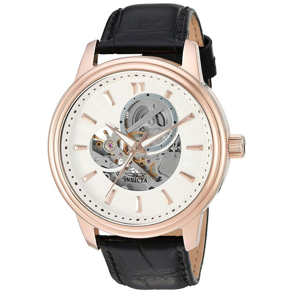 Invicta Men's 22579 Vintage Automatic Black Leather Watch