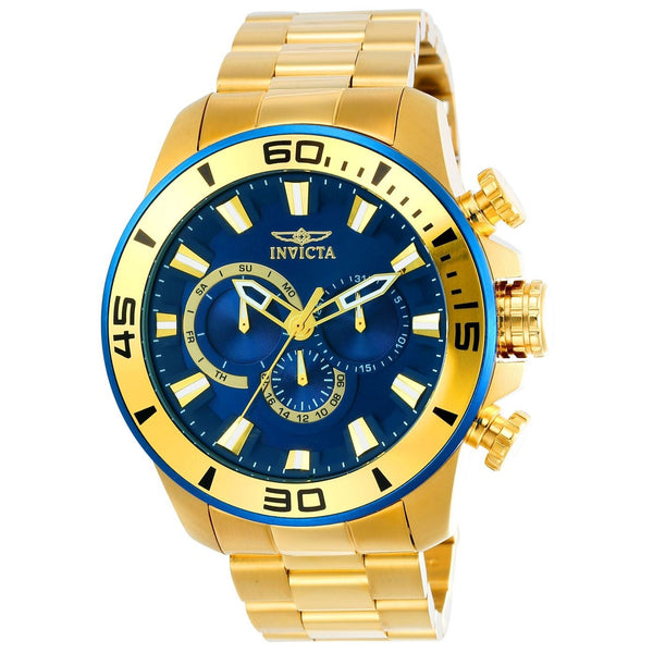 Invicta Men's 22587 Pro Diver Gold-Tone Stainless Steel Watch