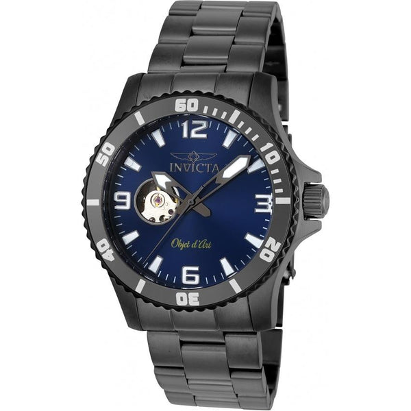 Invicta Men's 22626 Objet D Art Automatic Gunmetal Stainless Steel Watch