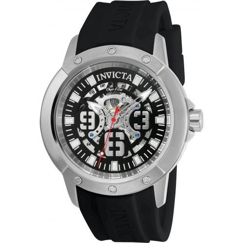 Invicta Men's 22629 Objet D Art Automatic Black Silicone Watch