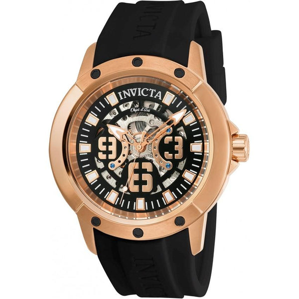 Invicta Men's 22631 Objet D Art Automatic Black Silicone Watch