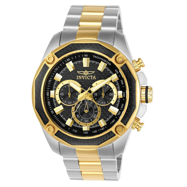 Invicta Men's 22806 Aviator Gold-tone and Silver Stainless Steel Watch