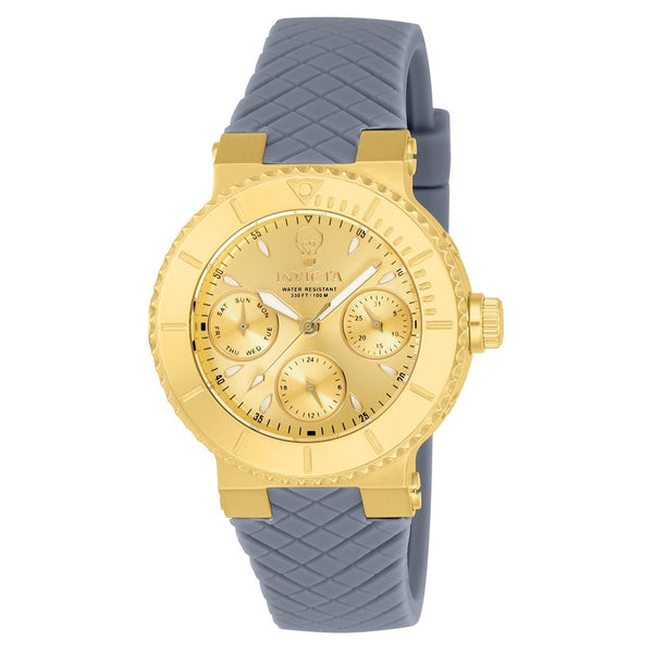 Invicta Women's 22954 Gabrielle Union Grey Silicone Watch