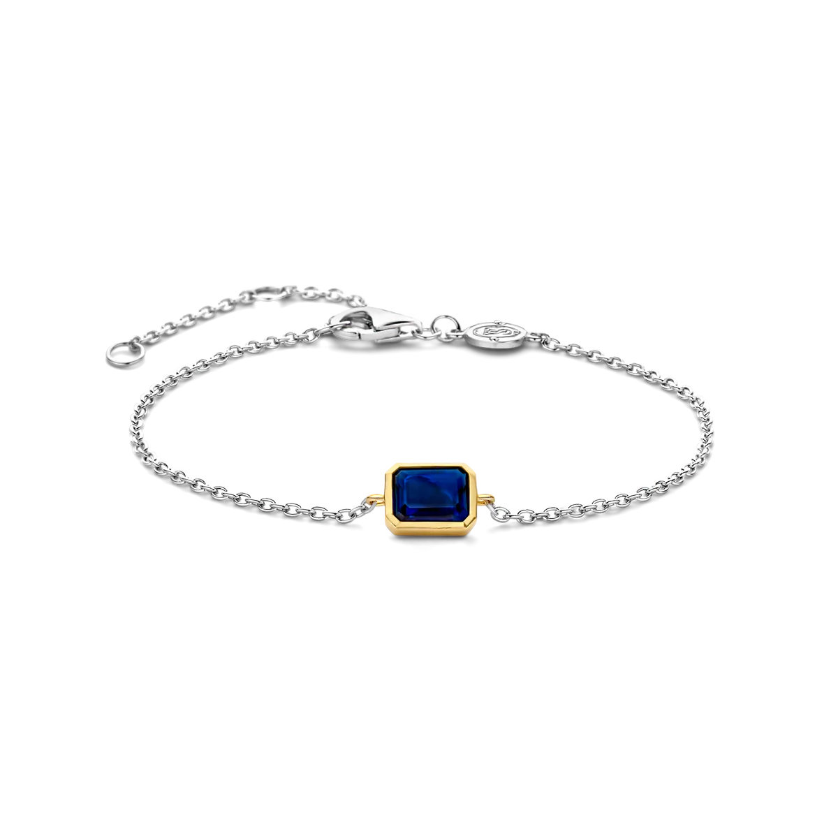 Ti Sento Bracelet with Blue Stone