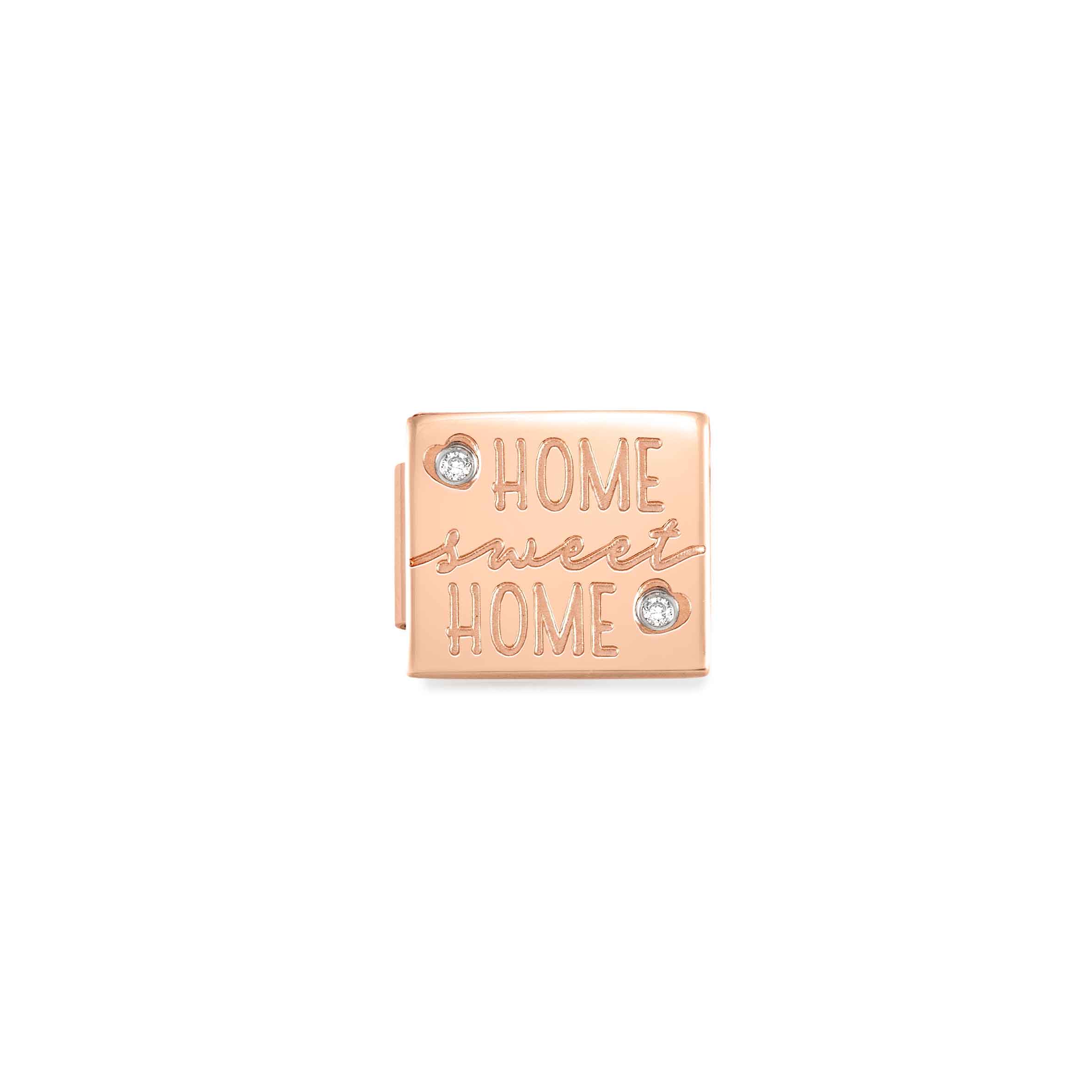 Composable GLAM Link HOME SWEET HOME, rose PVD