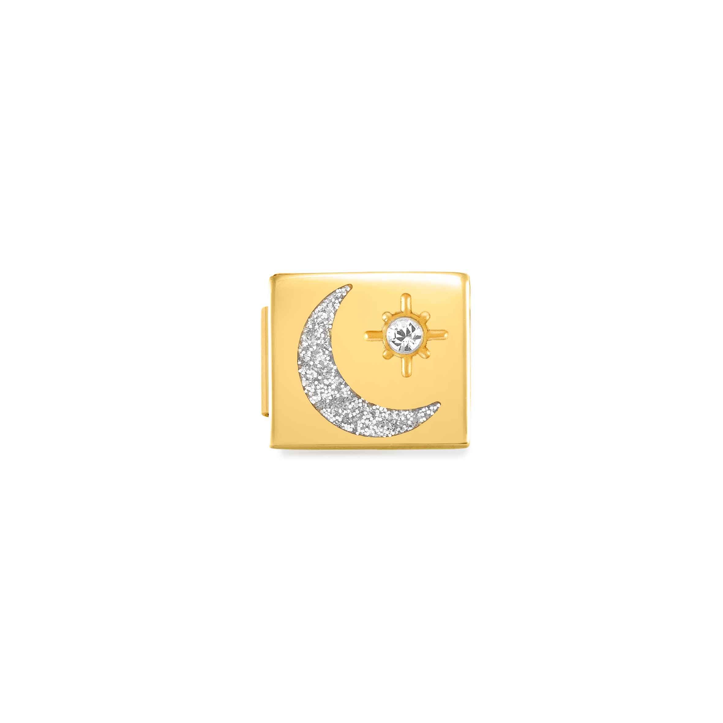 Composable GLAM Link Moon Glitter - Star CZ