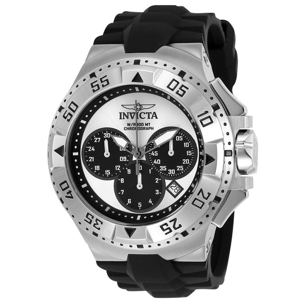 Invicta Men's 23038 Excursion Reserve Black Polyurethane Watch