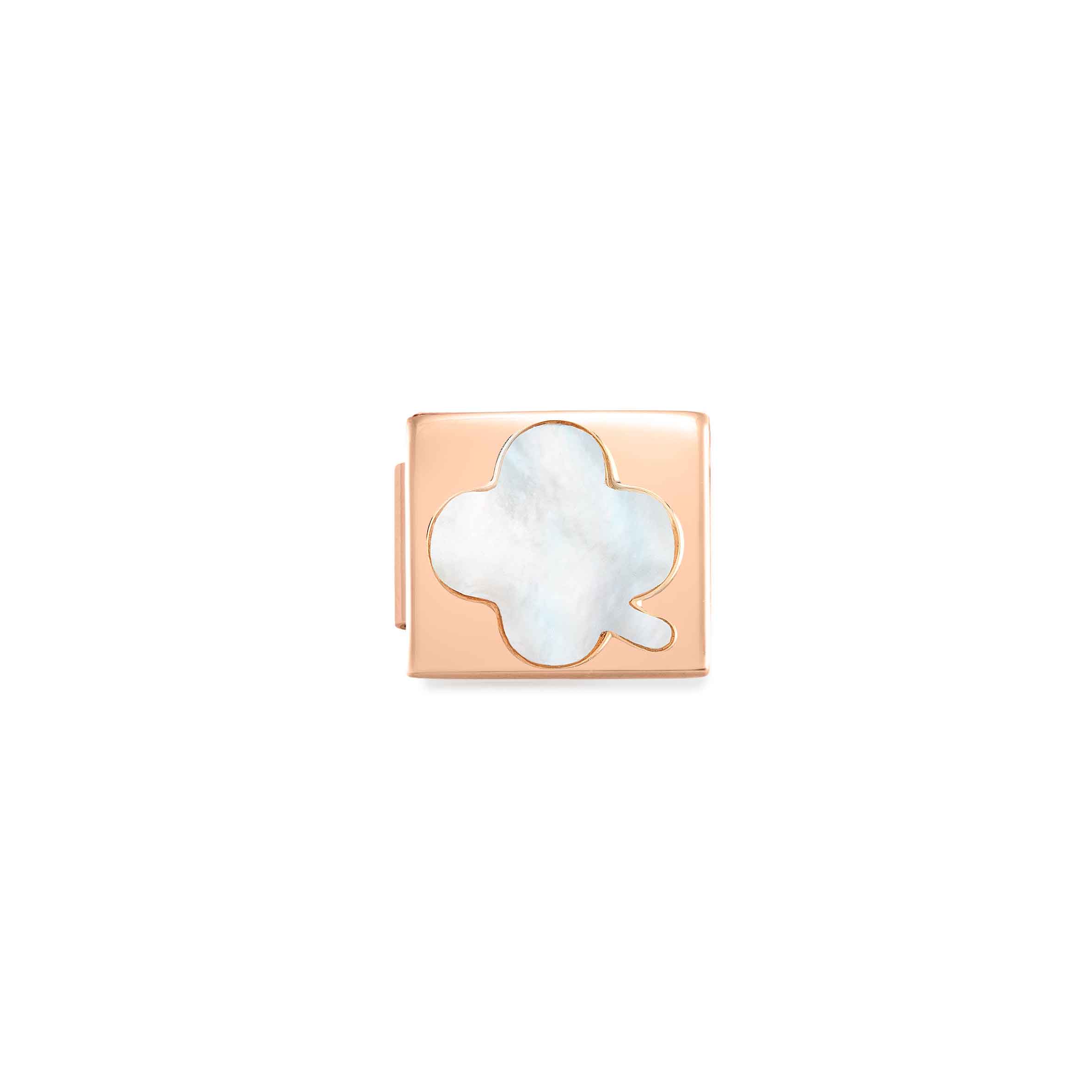 Composable GLAM Link Four Leaf Clover, Rose finish