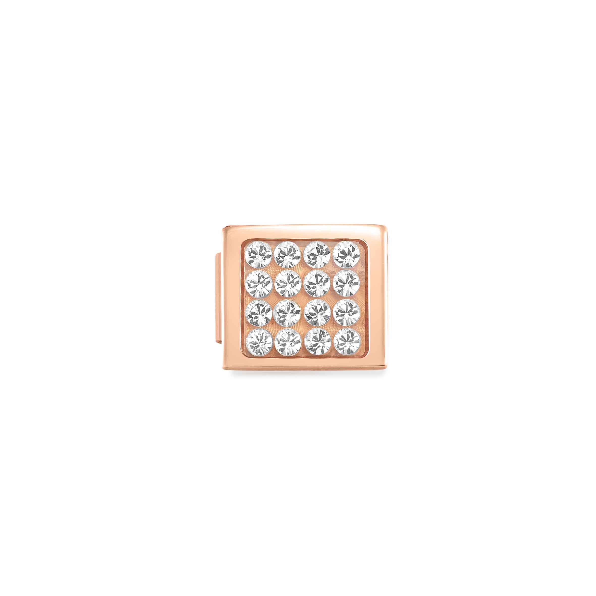 Composable GLAM Link, Pavé White, Rose finish