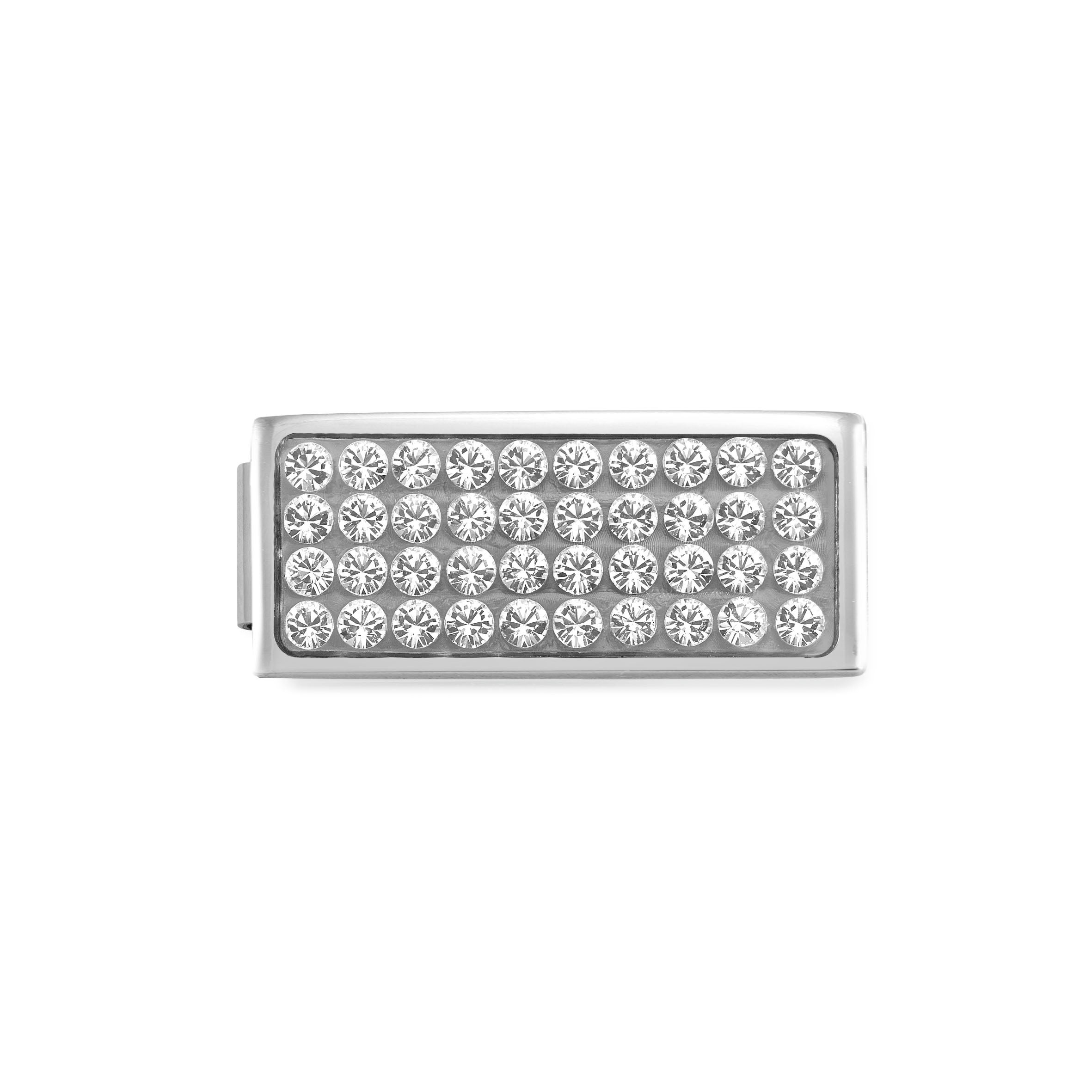 Double Composable GLAM Link, Pavé White