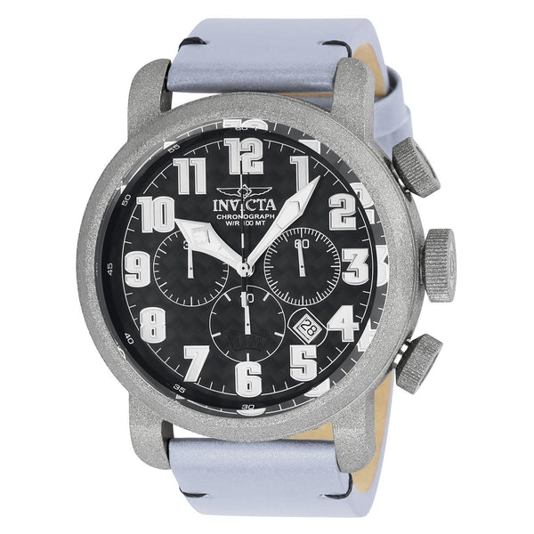 Invicta Men's 23092 Aviator Grey Leather Watch