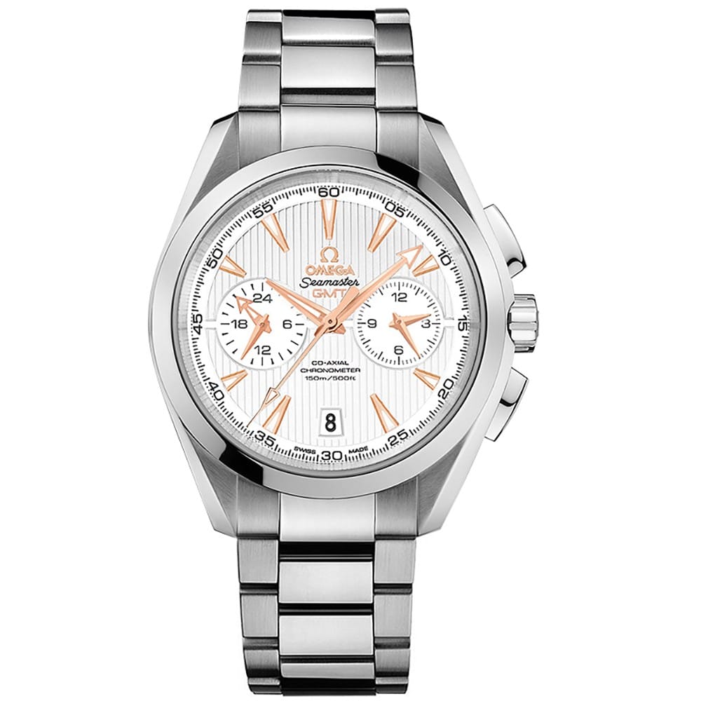 Omega Aqua Terra 150m Co-Axial GMT Chronograph Watch 231.10.43.52.02.001