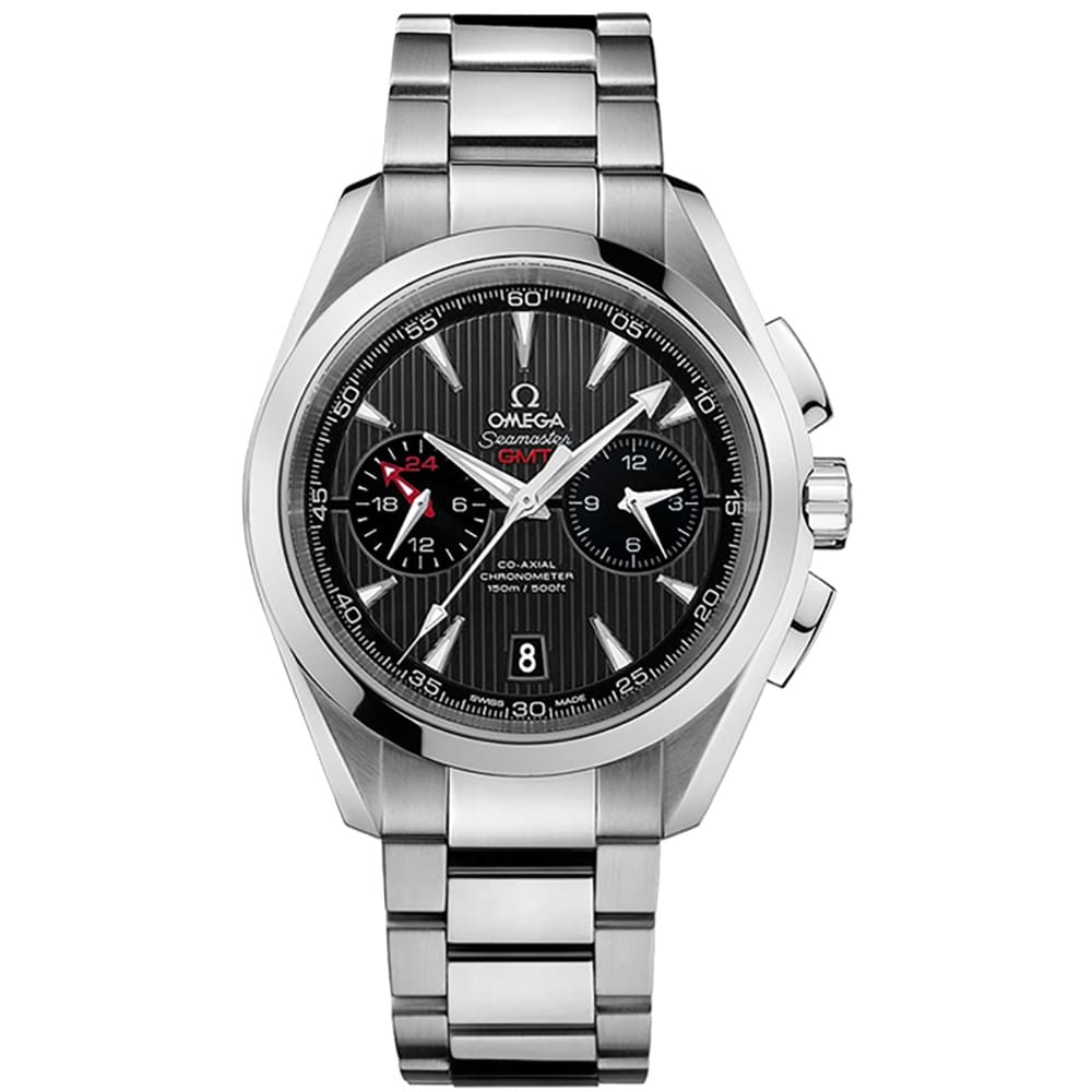 Omega Aqua Terra 150m Co-Axial GMT Chronograph Watch 231.10.43.52.06.001