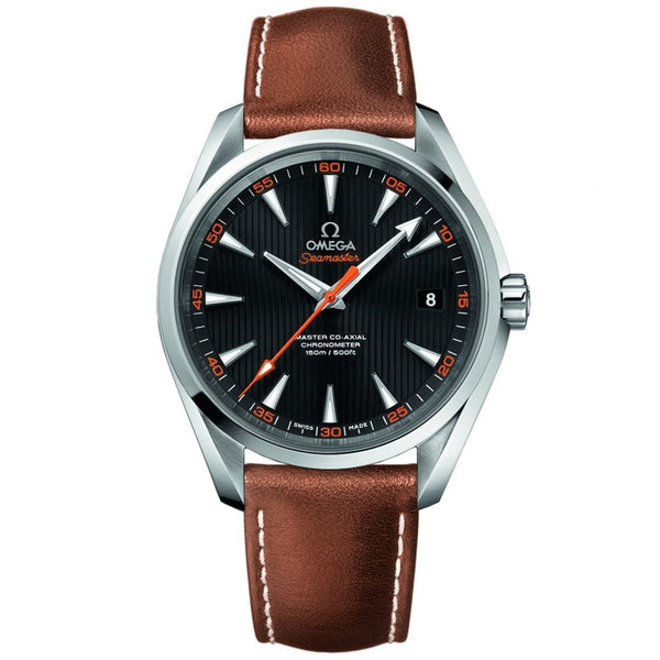 Omega Men's 231.12.42.21.01.002 Seamaster Aqua Terra Master Automatic Brown Leather Watch