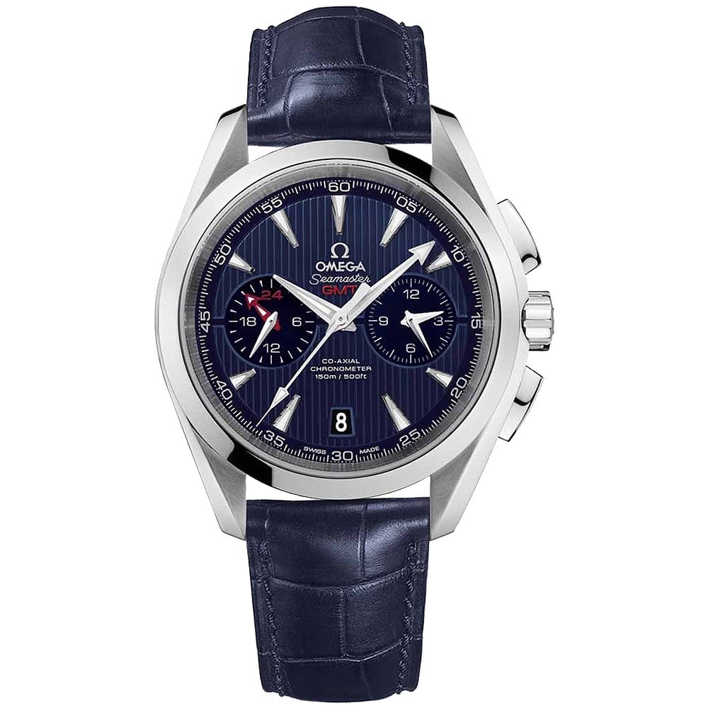 Omega Aqua Terra 150m Co-Axial GMT Chronograph Watch 231.13.43.52.03.001