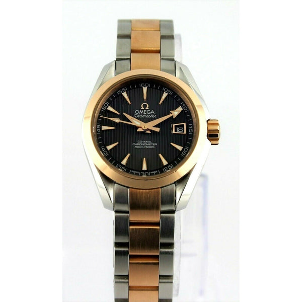 Omega Women's 231.20.30.20.06.001 Seamaster Aqua Terra Two-Tone Stainless Steel Watch