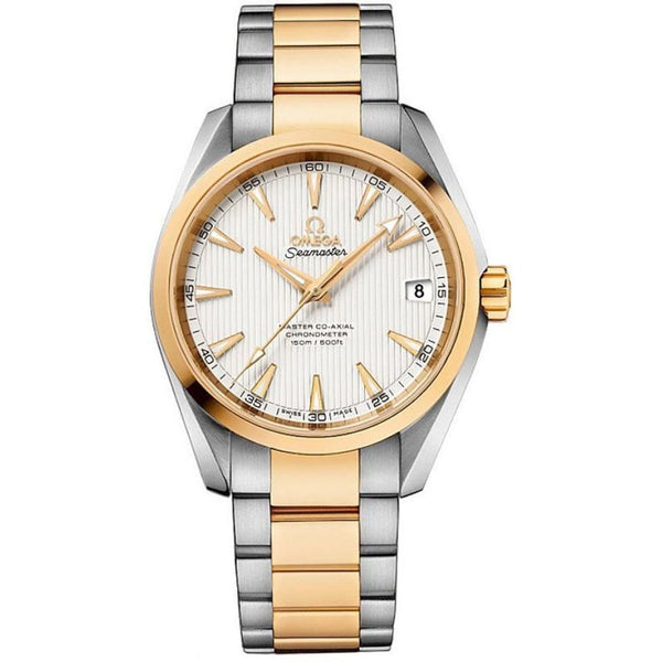 Omega Men's 231.20.39.21.02.002 Seamaster Aqua Terra Two-Tone 18kt Gold and Stainless Steel Watch