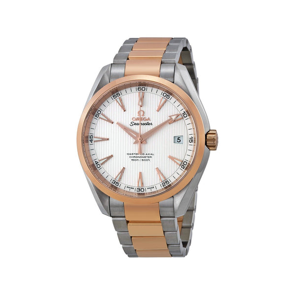 Omega Men's 231.20.42.21.02.001 Seamaster Aqua Terra Two-Tone 18kt Rose Gold and Stainless Steel Watch