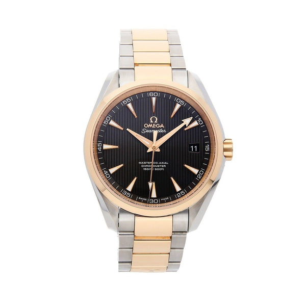 Omega Men's 231.20.42.21.06.003 Seamaster Aqua Terra Two-Tone 18kt Rose Gold and Stainless Steel Watch