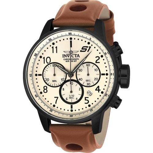 Invicta Men's 23109 S1 Rally Brown Leather Watch