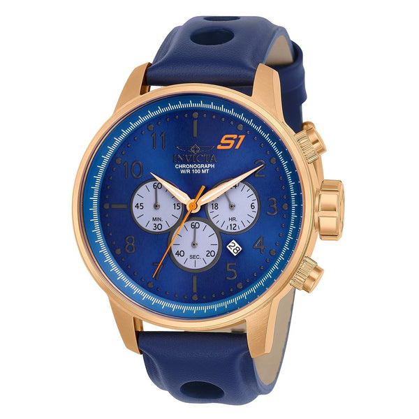 Invicta Men's 23111 S1 Rally Blue Leather Watch