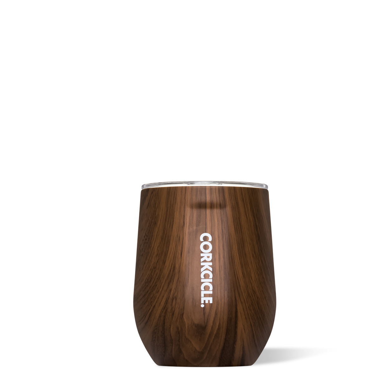 WALNUT WOOD STEMLESS