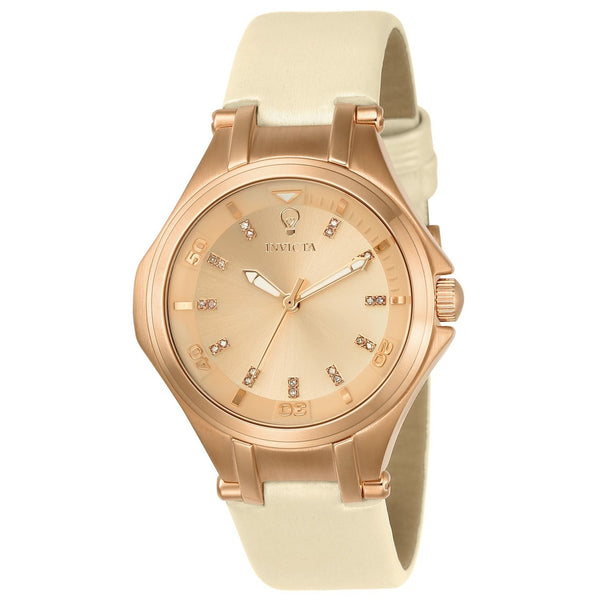 Invicta Women's 23254 Gabrielle Union Beige Leather Watch