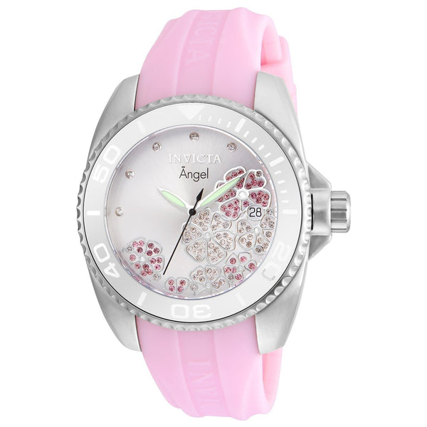 Invicta Women's 23487 Angel Pink Silicone Watch