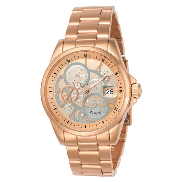 Invicta Women's 23569 Angel Rose-Tone Stainless Steel Watch