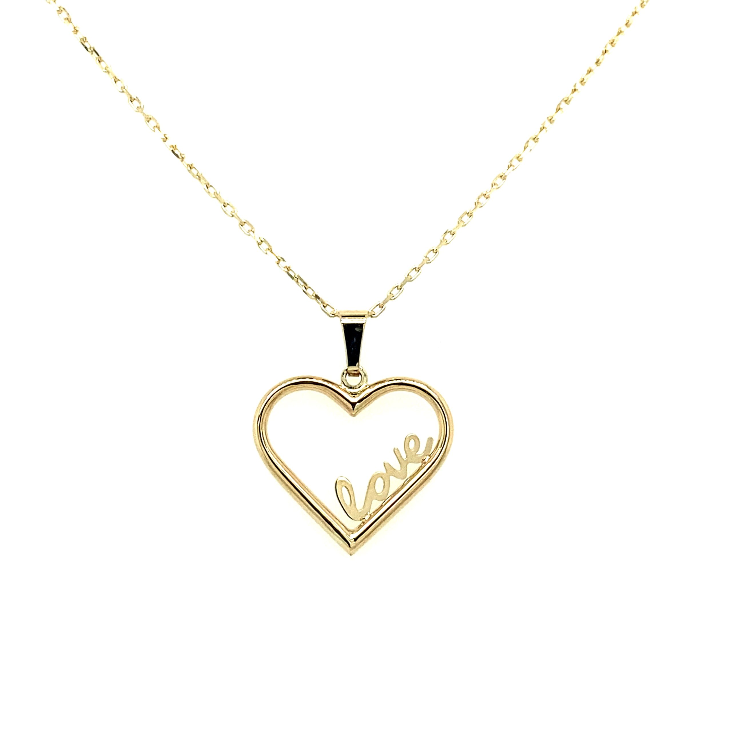 Ultra Fancy Necklace Heart Love