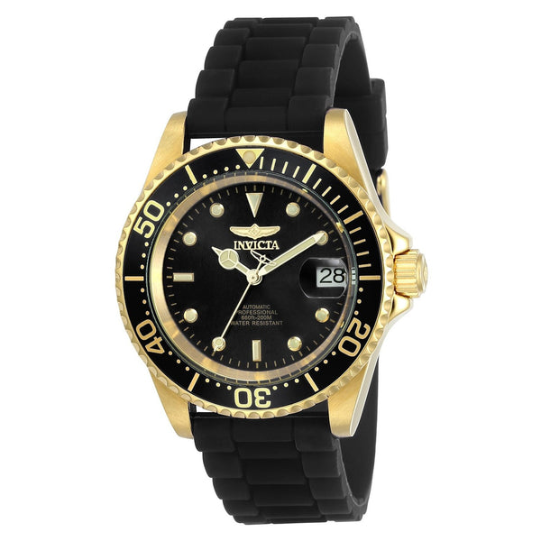 Invicta Men's 23681 Pro Diver Automatic Black Silicone Watch