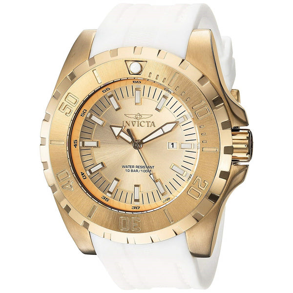 Invicta Men's 23740 Pro Diver White Polyurethane Watch