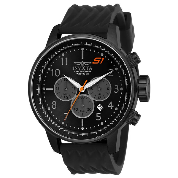 Invicta Men's 23814 S1 Rally Black Silicone Watch