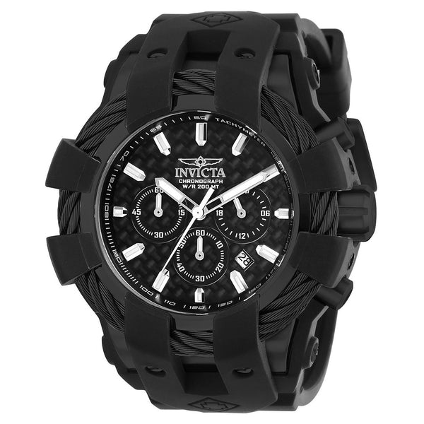 Invicta Men's 23864 Bolt Venom Black Polyurethane Watch