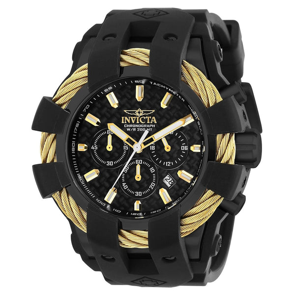 Invicta Men's 23866 Bolt Black Silicone Watch