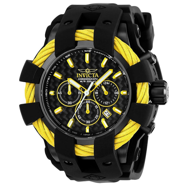 Invicta Men's 23871 Bolt Black Silicone Watch