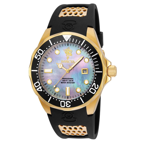 Invicta Men's 23878 Sea Base Black Polyurethane Watch
