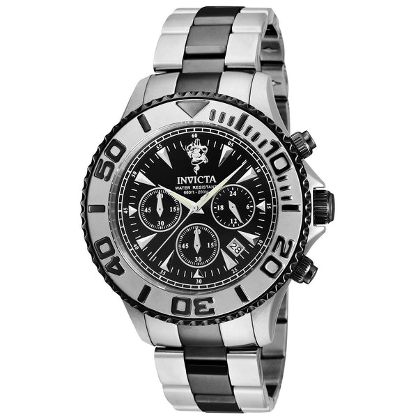 Invicta Men's 23880 Sea Base Gunmetal and Silver Stainless Steel Watch