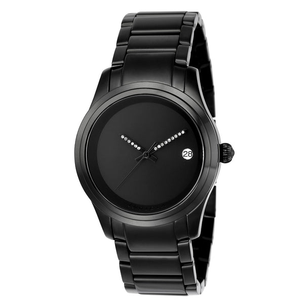 Invicta Women's 23883 Diamond Black Stainless Steel Watch