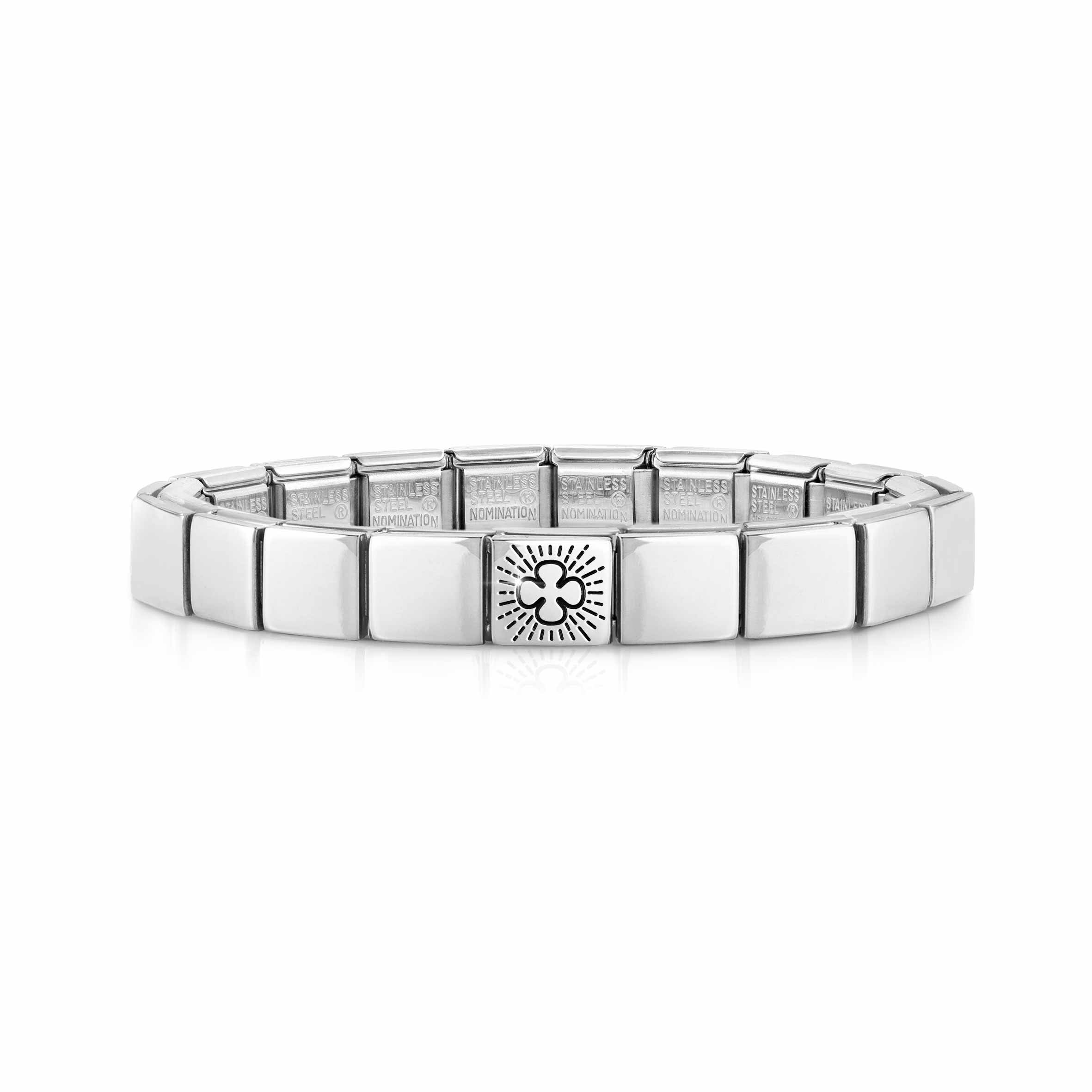 Composable GLAM bracelet, Four-Leaf Clover
